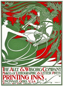 Affiche Art Nouveau représentant Pan, 1895